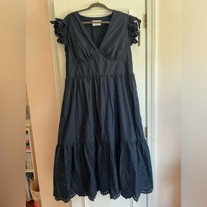 Tuckernuck Hyacinth House Eyelet Maxi Dress